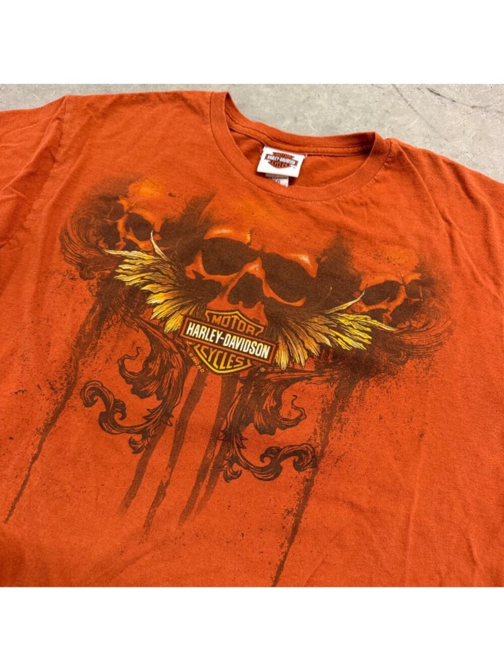 Harley-Davidson 2012 Cherokee NC Skull T-Shirt